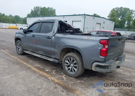 2021 Chevrolet Silverado 1500 4Wd Short Bed Lt from USA, damaged, VIN 1GCUYDED4MZ100696